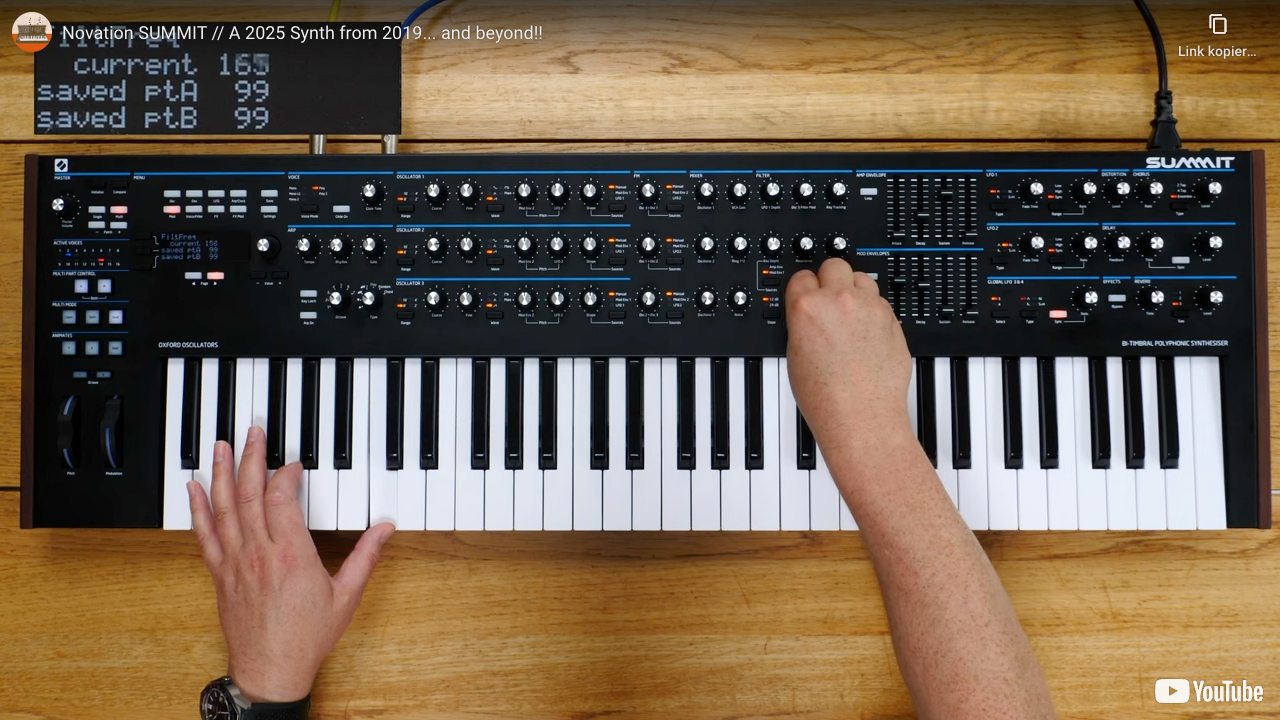 Das liegt daran, dass ich das im Moment im binauralen Modus habe.