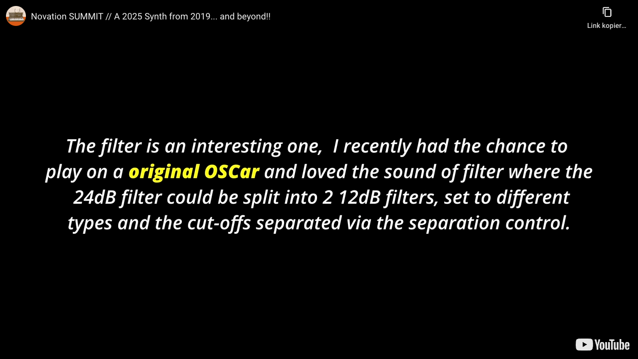 Also ein wahres Huggett-Synth durch und durch.