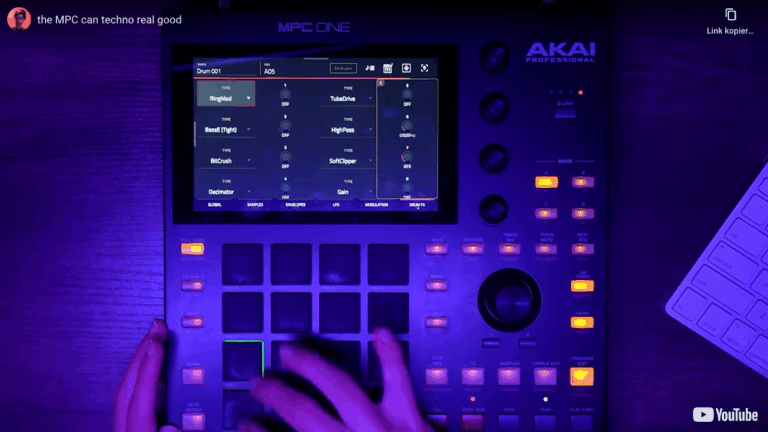 GabeMillerMusic rockt das Techno auf dem MPC One