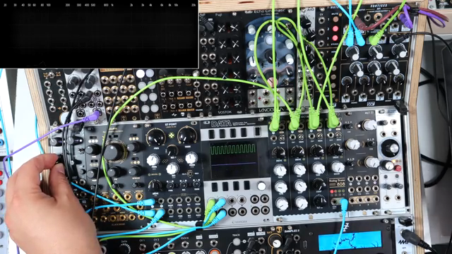 Audiobereich ausgelöst und der Ton wirkt irgendwie wie ein Filter auf dieser Bassdrum.