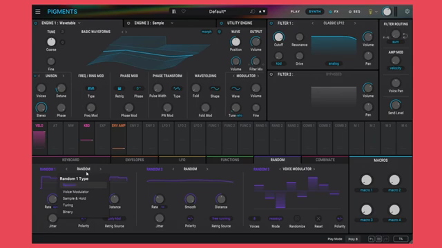 Eine weitere neue Sache, die wir in der Version 6 bekommen, sind die Modulatoren, die wir innerhalb des Zufallsmodus haben.