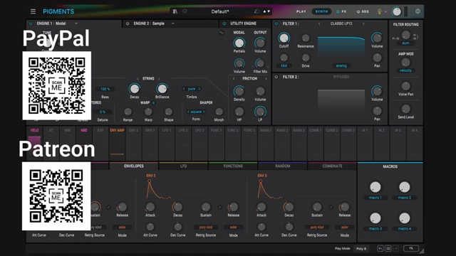 Der Modal-Engine verwendet physikalisches Modellieren, um verschiedene Klänge zu erzeugen, die wir mit den anderen Engines nicht erzeugen…