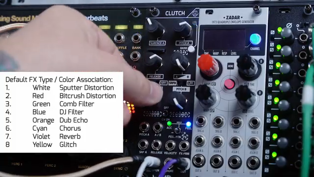 Und wahrscheinlich mein Favorit: Gelb ist ein Glitch-Effekt, den liebe ich.