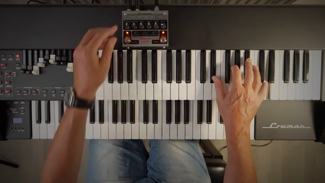 Ich kann tatsächlich das Horn oben betonen, den oberen Bereich. Hier ist der Bass weg.