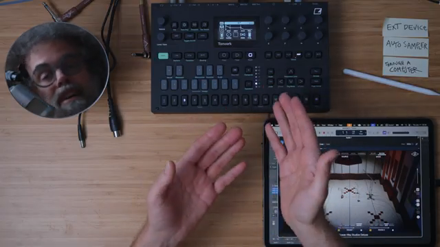 Du kannst von jedem Software-Synthesizer auf einem Handy, iPad oder Computer samplen.