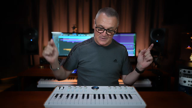 Just get one of these and hook it up to your existing keyboard using MIDI, and you'll get most of the experience of something like the…