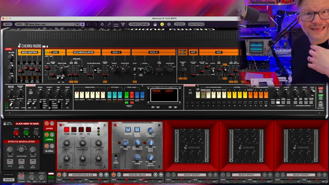 Das ist also der Mercury 8, ein Jupiter 8 Sound mit der DNA von Cherry Audio.