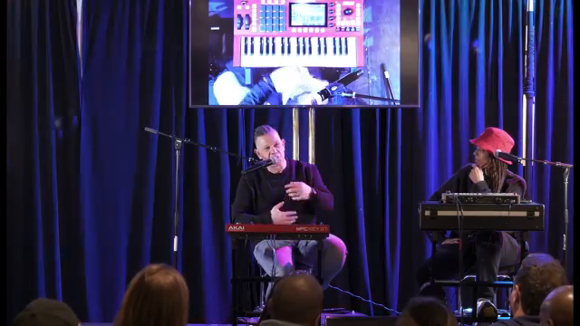 It keeps you in the creative process. So, you're utilising everything that you play and resample what you do.