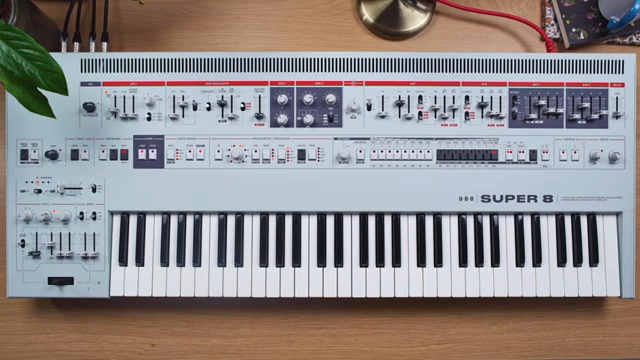 This song is chock full of synth sounds so I'm not going to cover all of them but I have picked two that I think might go well together.