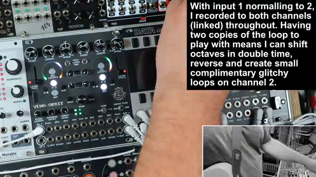 Jetzt nutze ich den Veno Orbit ein bisschen wie einen granularen Drone- oder Grain-Cloud-Generator.