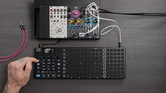 Jetzt kann ich meine Modulation direkt auf dem Grid einzeichnen.