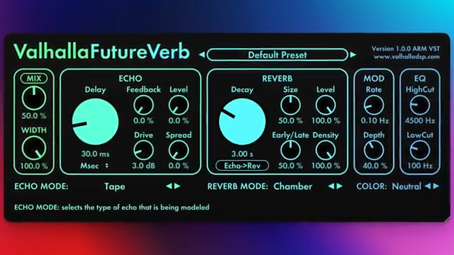 Es gibt dir acht brandneue Reverb-Algorithmen, die großartig klingen. Räume, Plates, Halls und sogar Kathedralen- und Space-Modi, alle…