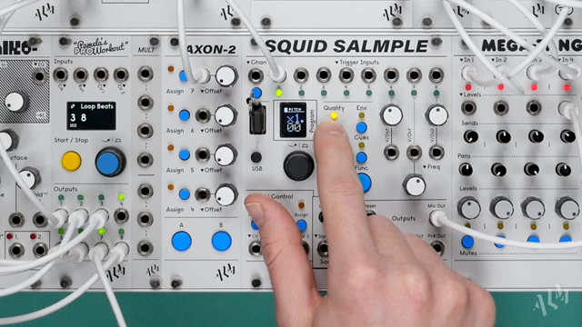 Der neue Pitch Parameter erlaubt es, die Tonhöhe des Samples unabhängig von der Geschwindigkeit einzustellen – für Time Stretching…