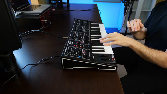 Wenn man Poly-Aftertouch nur auf bestimmte Noten anwendet, klingt es fast, als würden zwei verschiedene Sounds gleichzeitig gespielt.