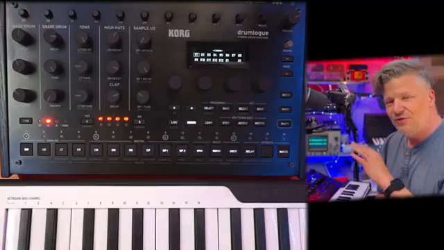 Der Drumlog ist seltsam, weil er eine hybride Drum-Machine ist.