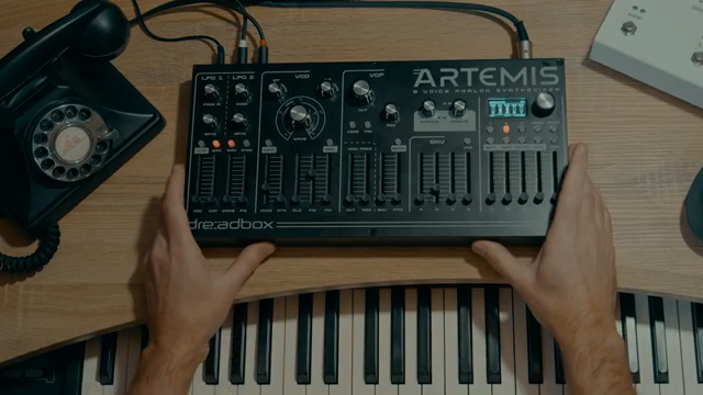 It's a two-of-everything synthesizer. There are two VCOs, there are two VCFs, there are two envelope generators, there are two LFOs.