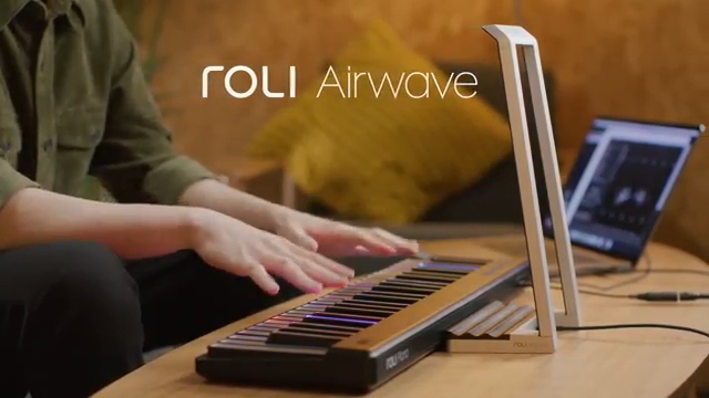 ROLI piano also pairs seamlessly with airwave, offering you real-time feedback of the dimensions you're controlling through the key…