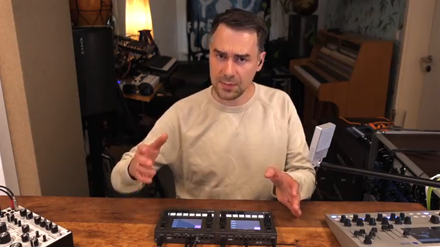 One works as at first and most importantly the MIDI leader and also as some kind of real time creative sampler thing, octatrack kind of…