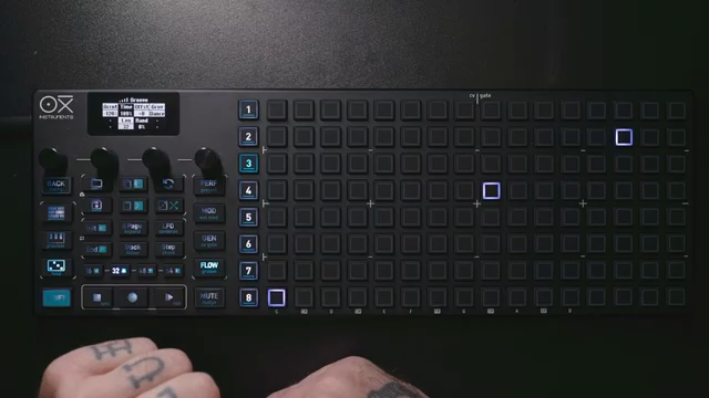 Um den Accent beim Groove besser wahrzunehmen, sollte die Grundvelocity auf 64 gesetzt werden.