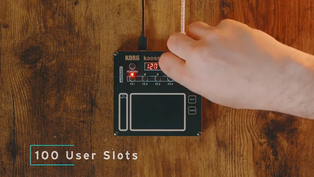 Jedes Preset-Programm besteht aus 4 Effekt-Slots, und jeder Slot bietet die Auswahl aus 35 verschiedenen Effekten, darunter üppige Reverbs…