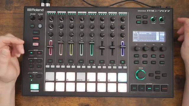 Hier auf der MC-707 gibt es immer einen einfachen Ausweg.