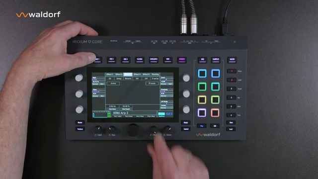 Wavetable, Classic Waveforms, Particle inklusive Sampling und Granular-Synthese, den Resonator und die Kernelsynthese FM.