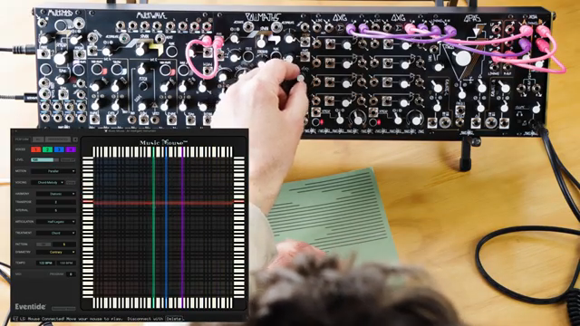 Chord melody bedeutet eine horizontale Linie und Treatment entscheidet, in welcher Reihenfolge die verschiedenen Linien oder Noten gespielt…