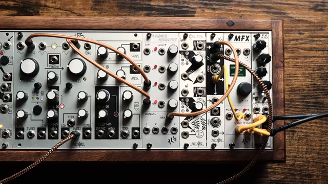 Man hört diesen richtig schönen Charakter, der von den Vactrols im Low Pass Gate kommt.