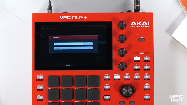 Das lädt dasselbe Projekt mit all unseren Stem-Regionen, unserem Programm und allem, was wir im Controller-Modus hatten.