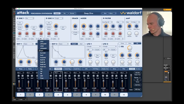 Alle roten Regler sind Modulatoren, Sie können aus einer Liste von Quellen wählen, was auch neu ist im Vergleich zur vorherigen…