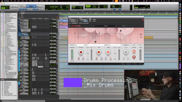 Dieses Plugin 'Mixed Drums' wurde wirklich nützlich, um die Drums im Kontext der zusätzlichen Produktion durchsetzungsfähig zu machen.