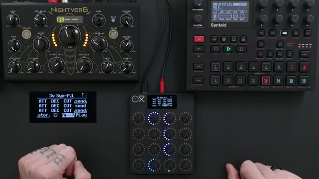 Mit Swap Destination kann man den Encoder drücken, und jetzt steuert dieser Encoder ein anderes Ziel.