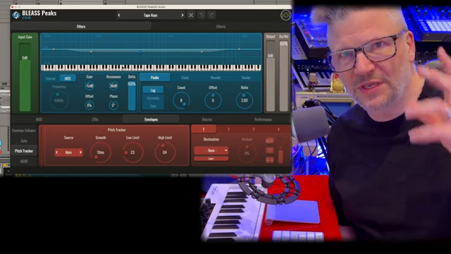 You can actually use a rhythm as to control the kind of a pad or a synthesizer out of it, so that's why I'm saying for me it feels like a…