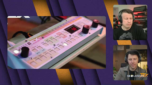 Das ist ein Synthesizer, der eine eigene Soundcharakteristik hat, die tatsächlich irgendwie was Schönes mitbringt.