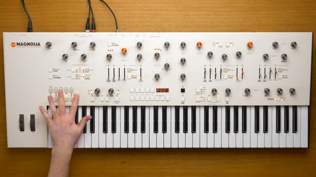 Auch wenn Magnolia nur eine Sieben-Segment-Anzeige hat, besitzt sie alle Werkzeuge, die man braucht, um zu verstehen, wie ein Preset gebaut…