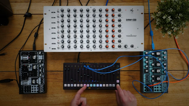 Das hier ist die Sequencer-App, und darauf habe ich vier Spuren.
