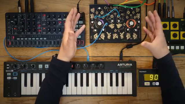 Wir haben eine Clock, und die quantisiert den Sequencer-Rhythmus – ein Trigger-Sequencer ist auch an Bord.
