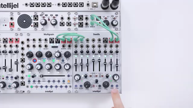 Der Trig-Eingang ist den momentanen Effekten und der Swell-Modulation zuweisbar.
