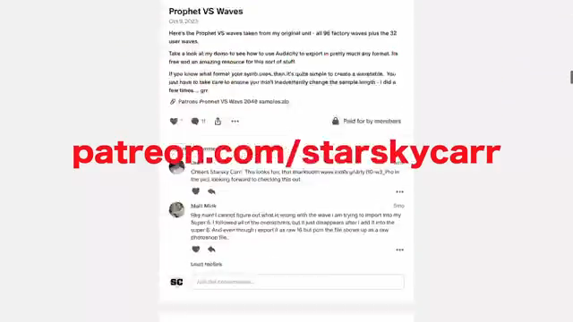 Abonnieren, Glocke drücken, rüber zu Patreon und natürlich auf starskycar.com – und die Patches kaufen, wenn du einen Domino hast.