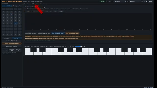 Du kannst eine User-Wellenform bauen, indem du Sinus-Harmonische stapelst – und das geht direkt im Editor.