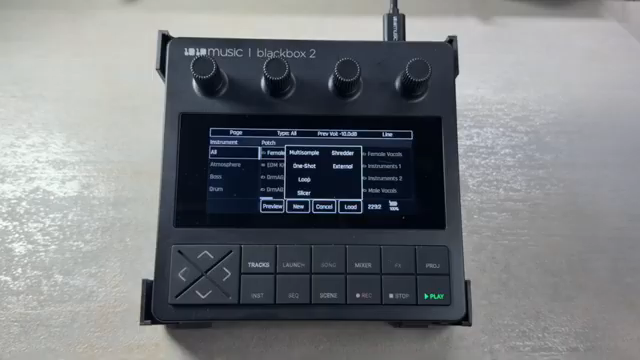 Bei der Black Box 2 sind Slicer und Multisamples jetzt eigene Track-Typen statt Einstellungen innerhalb eines Pads.